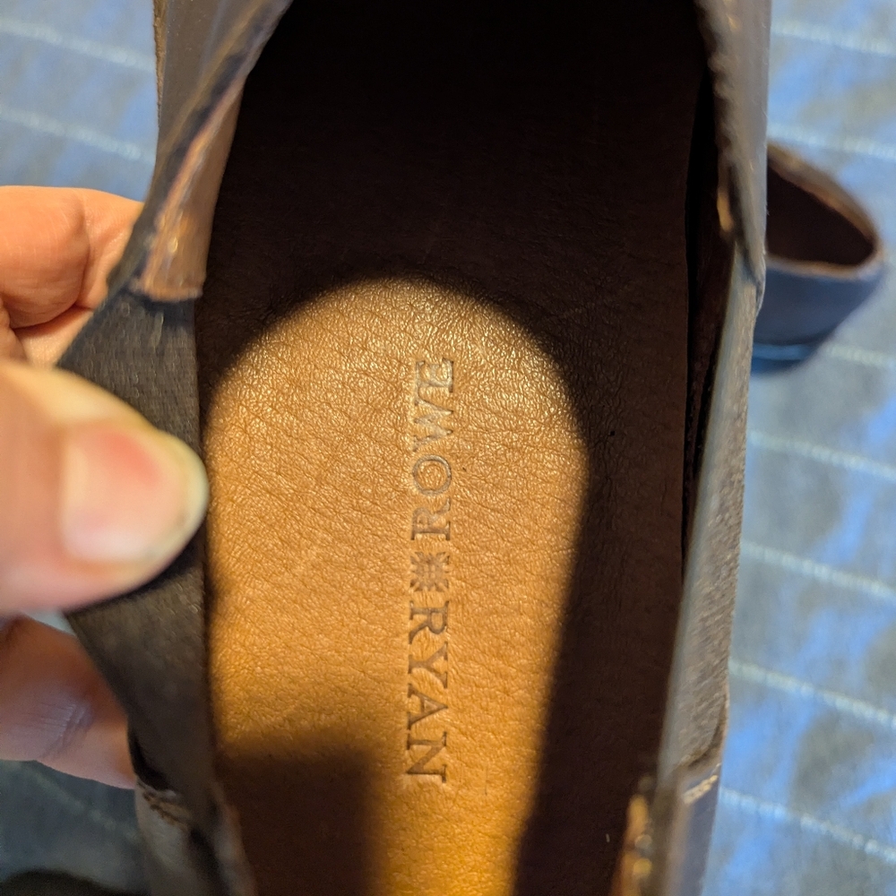 Ryan Rowe Brown Men's Loafers, 10.5 - Picture 5 of 11